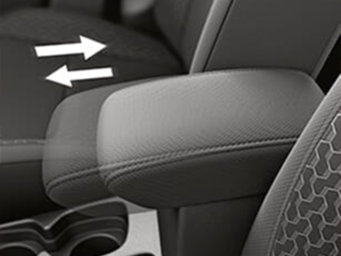 Sliding Front Armrest