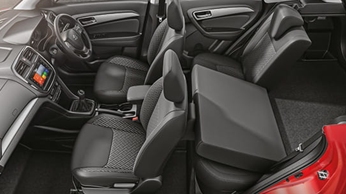 60:40 Split, Flip-Foldable Rear Seats